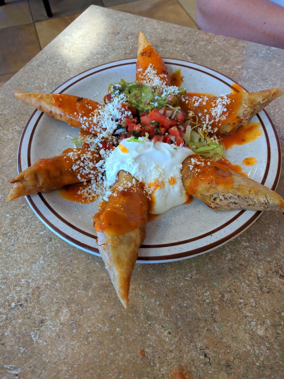 Specials menu with combination plates.